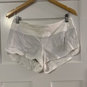 Lululemon Women's White jogging Shorts